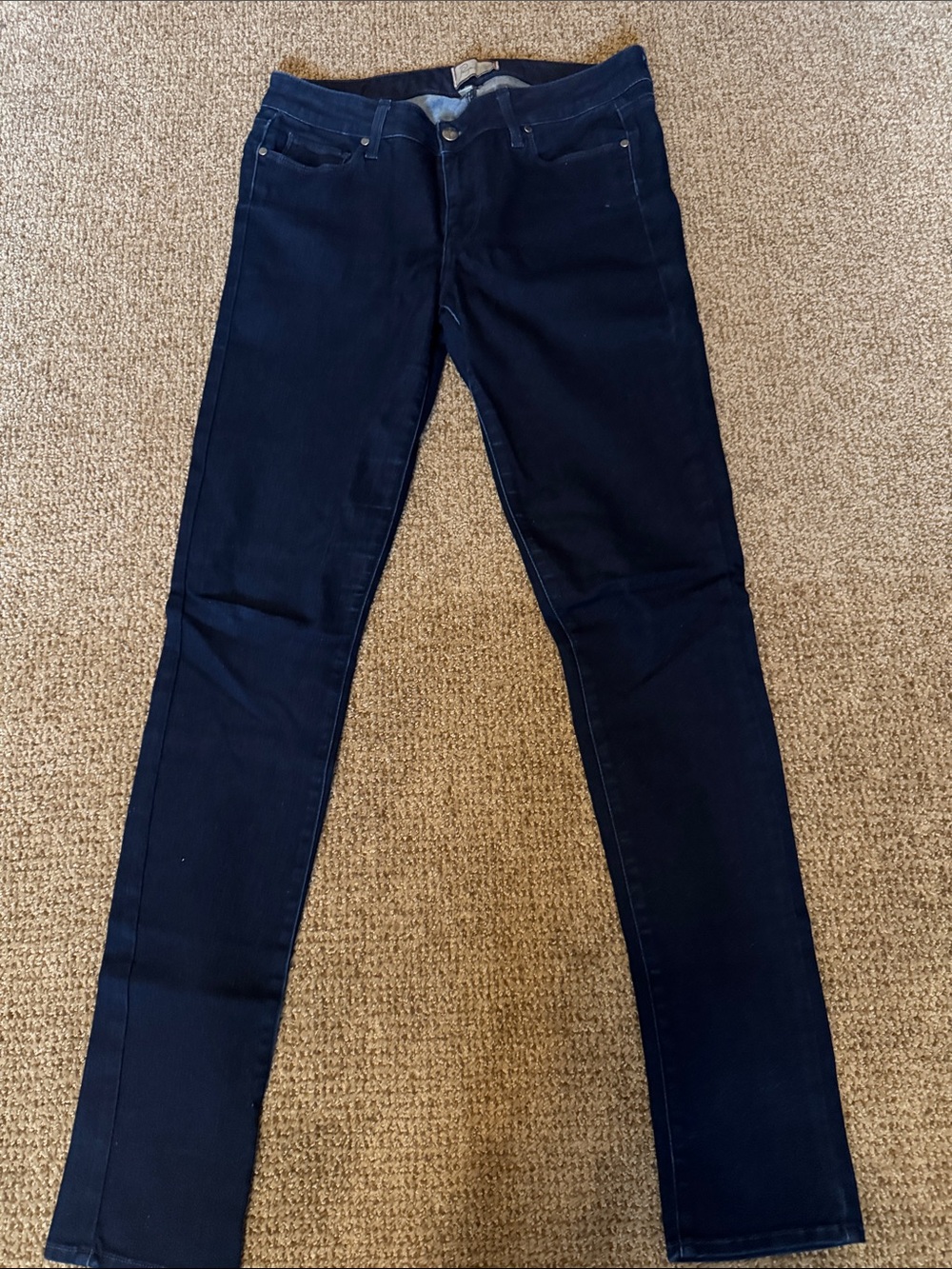 PAIGE Dark Navy Skinny Jeans